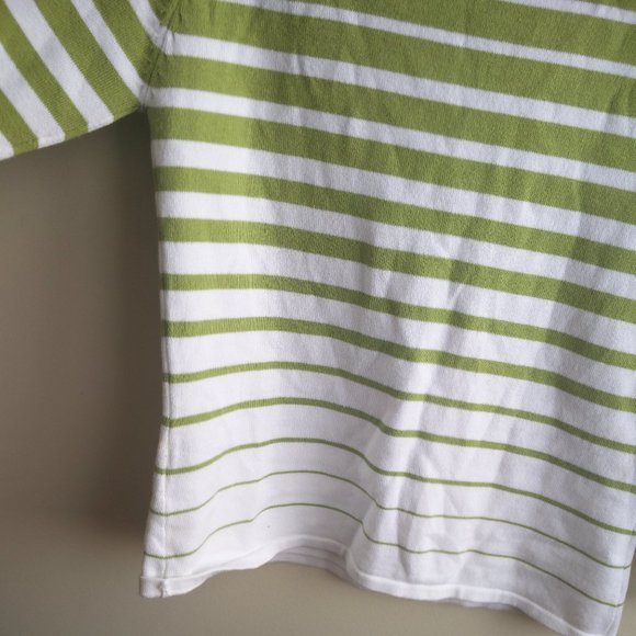 Bianca Nygard Sweater Green and White S - Picture 3 of 8